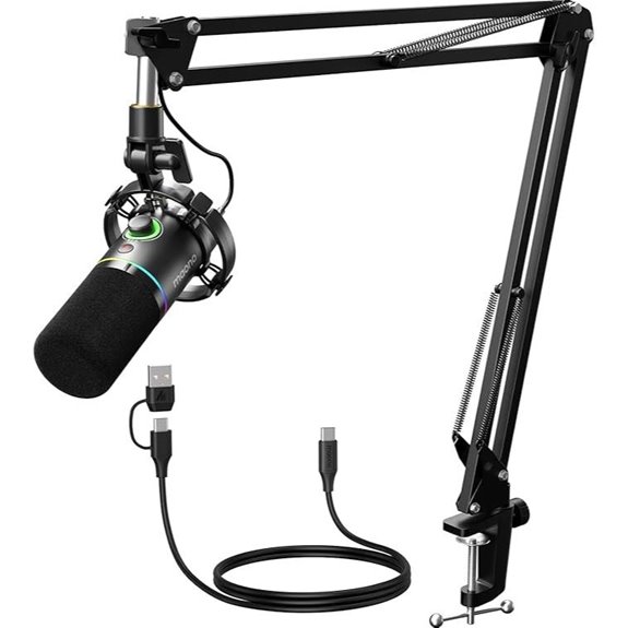 MAONO XLR/USB Dynamic Microphone Kit with Arm