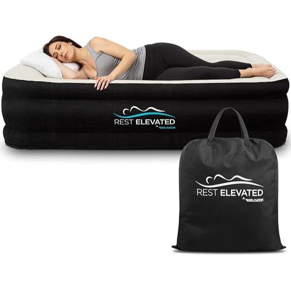 RestElevated Queen Air Mattress with Built-in Pump