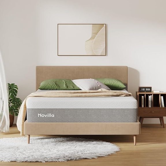 Novilla Queen Gel Memory Foam Mattress Medium Plush