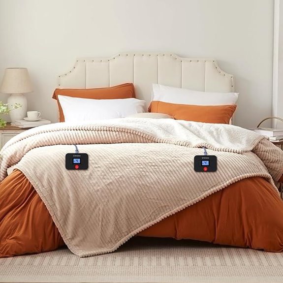 Westinghouse Queen Electric Heated Blanket with Dual Controls