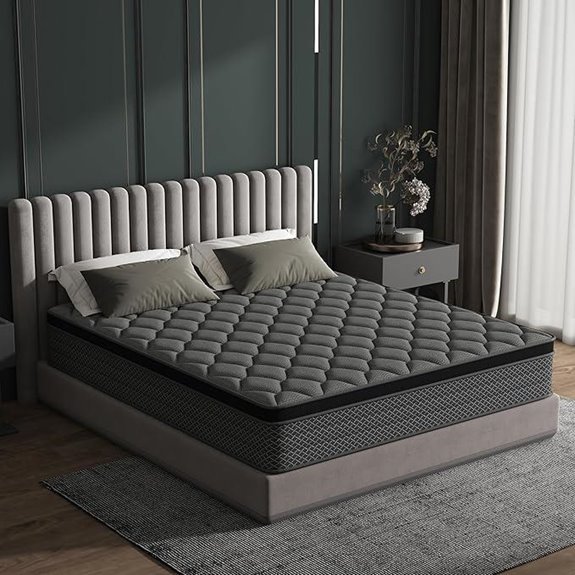 Queen 12-Inch Hybrid Mattress with Memory Foam