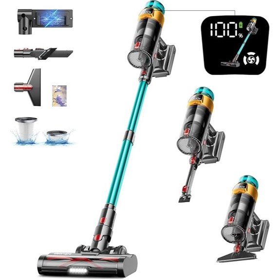 Cordless Vacuum Cleaner 600W Rechargeable Pet & Home