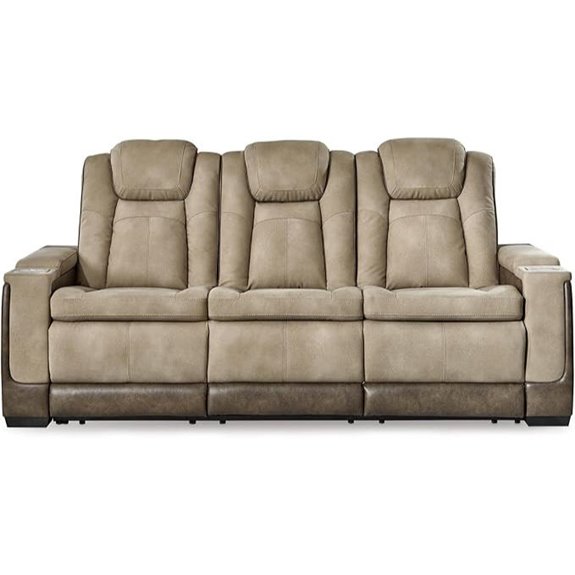 Signature Design Ashley DuraPella Reclining Sofa with USB