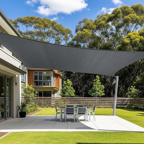 Cool Area Sun Shade Sail 12x16FT Rectangle Canopy