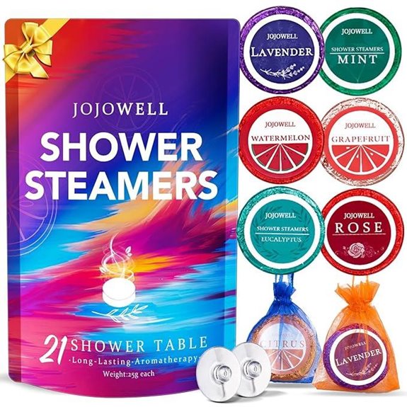 Shower Steamers Aromatherapy Set - 21 Pcs Gift Pack