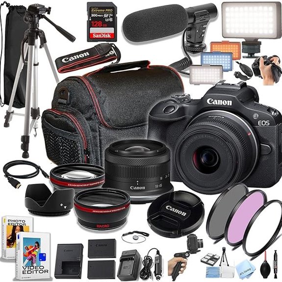 Canon EOS R100 Mirrorless Camera Bundle (Renewed)