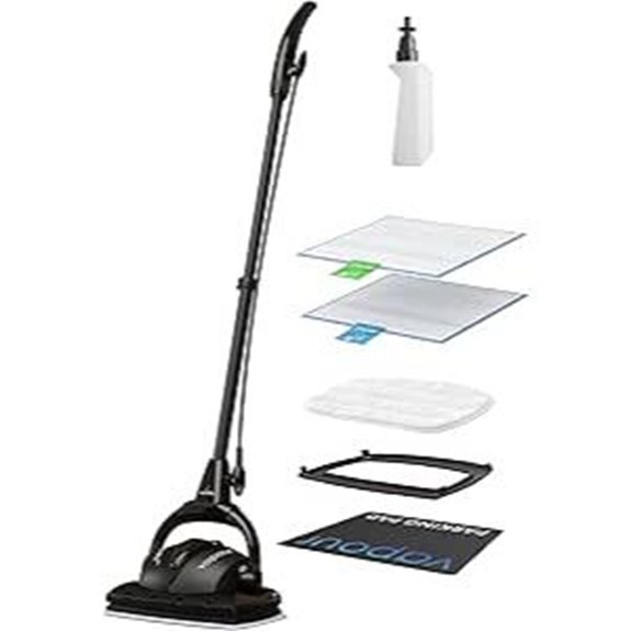 Euroflex Vapour 9-Piece Steam Mop (Renewed)
