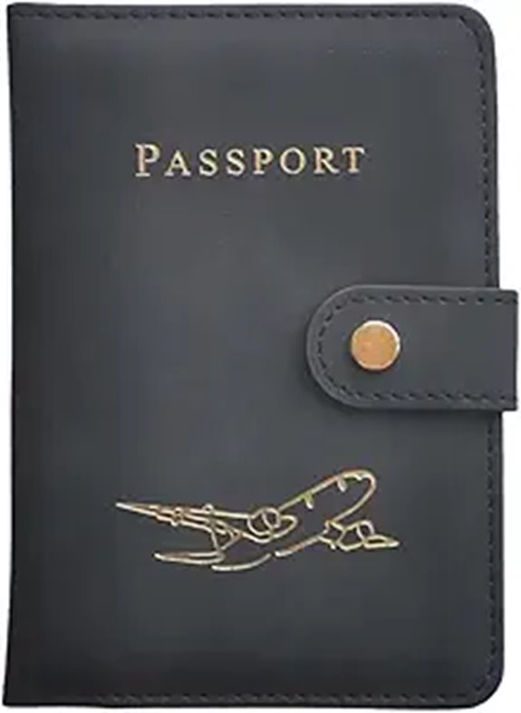 RFID-Blocking Passport Holder with Card Slots