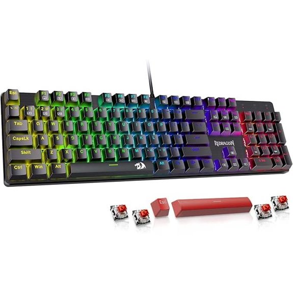 Redragon Mechanical Gaming Keyboard with RGB Backlit