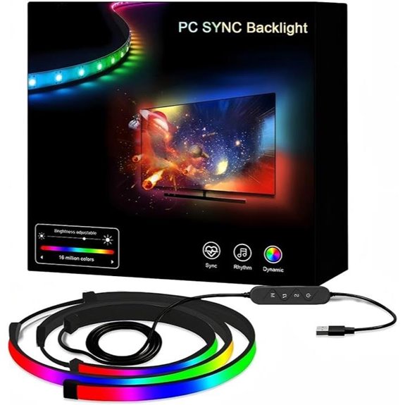 RGB LED Strip Lights for PC Monitor and Gaming Room