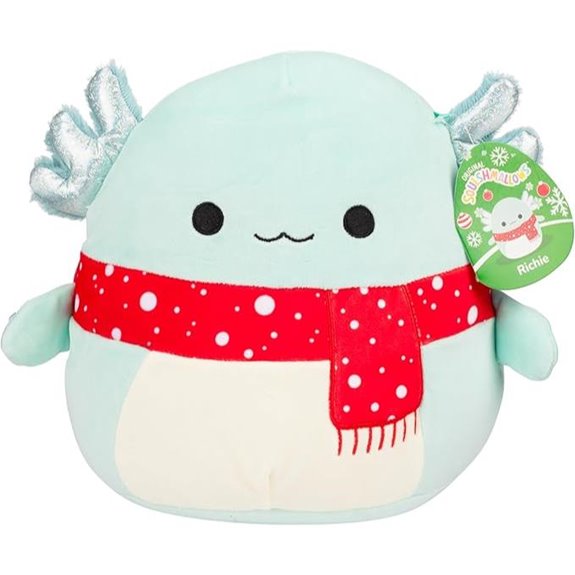 Squishmallows 10-Inch Richie Christmas Axolotl Plush