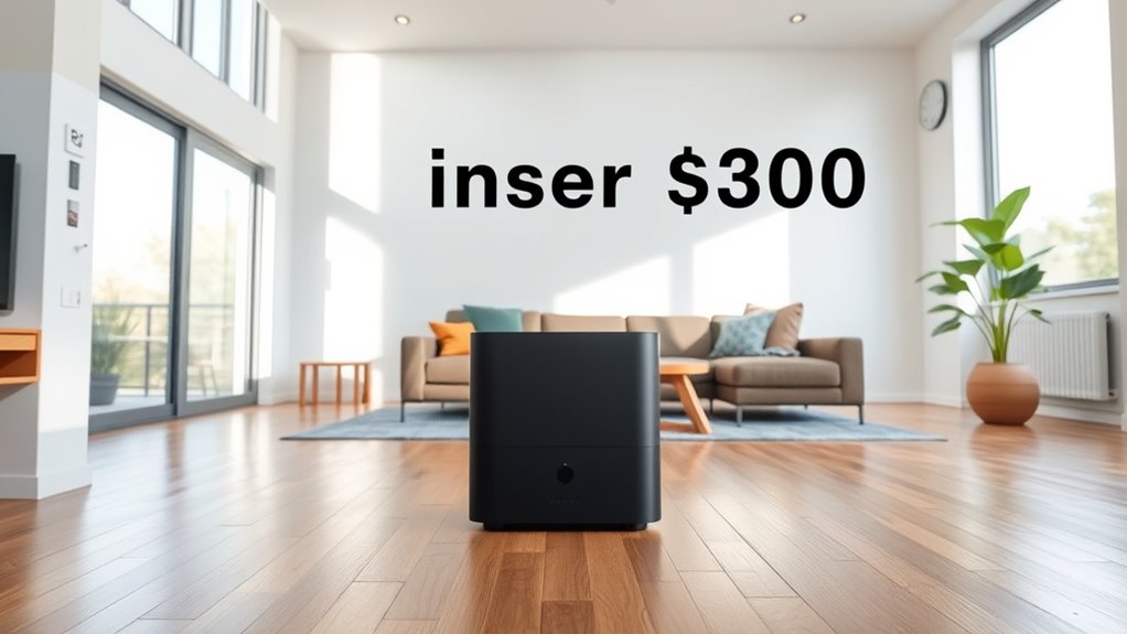 room size filtration quiet operation