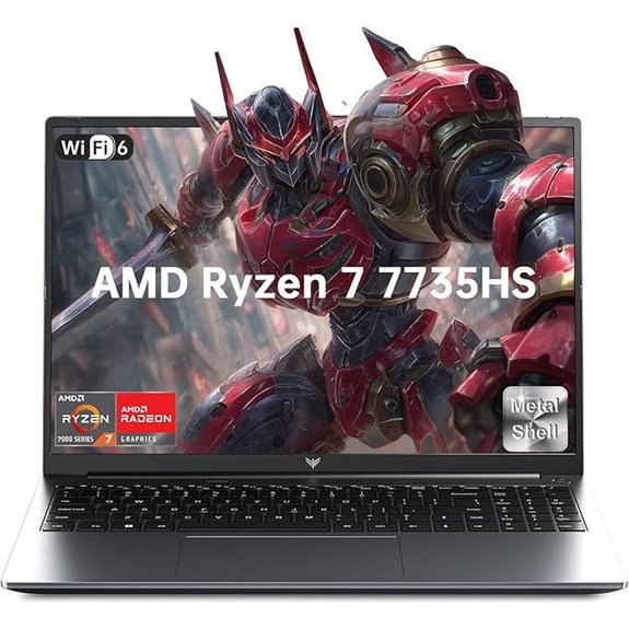 Gaming Laptop with Ryzen 7 16GB RAM 512GB SSD
