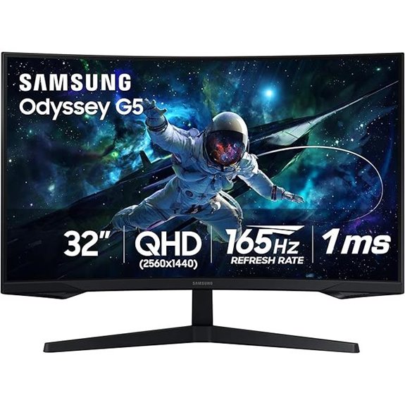 Samsung Odyssey G55C 32 QHD Curved Gaming Monitor