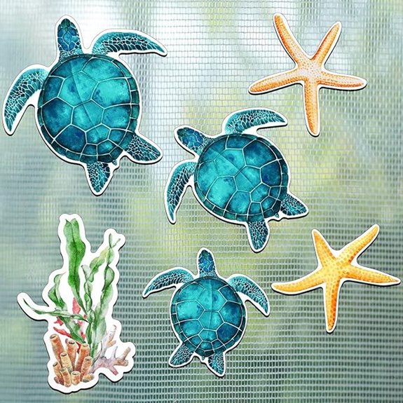 Konohan 12 Pcs Sea Turtle Screen Door Magnets