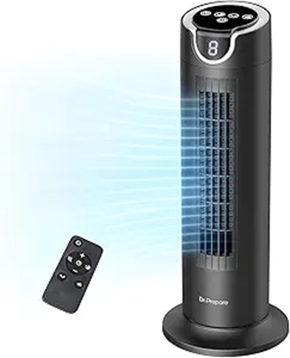 DR.PREPARE 16-Inch Quiet Tower Fan with Remote
