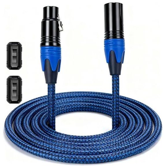 6FT XLR Microphone Cable - Shielded Oxygen-Free Copper