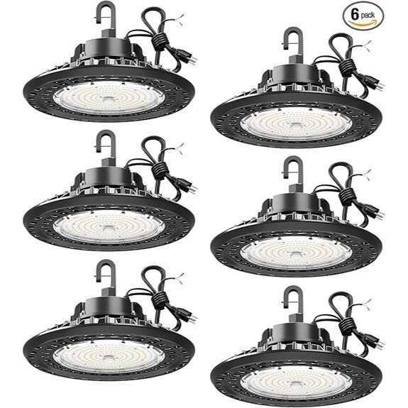 YXL 240W UFO LED Shop Lights (6-Pack)