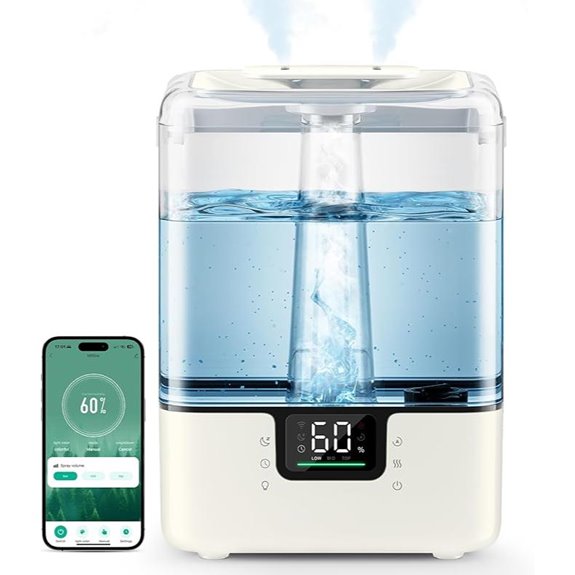 Smart 6L Humidifier with App Voice Control NightLight
