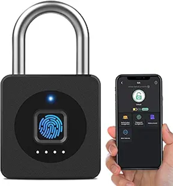 eLinkSmart Biometric Digital Lock for Gym & Outdoors