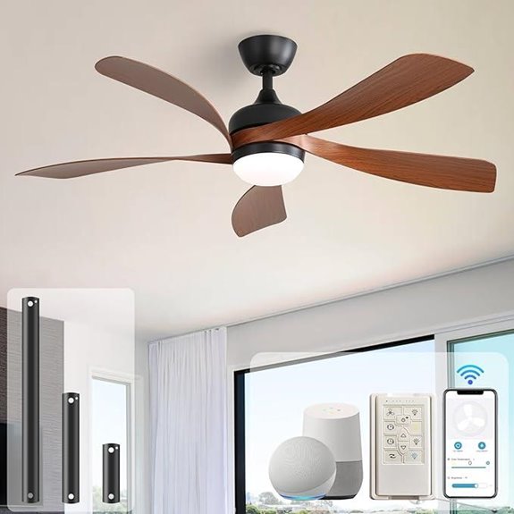 Sofucor 52 Smart Ceiling Fan with Lights