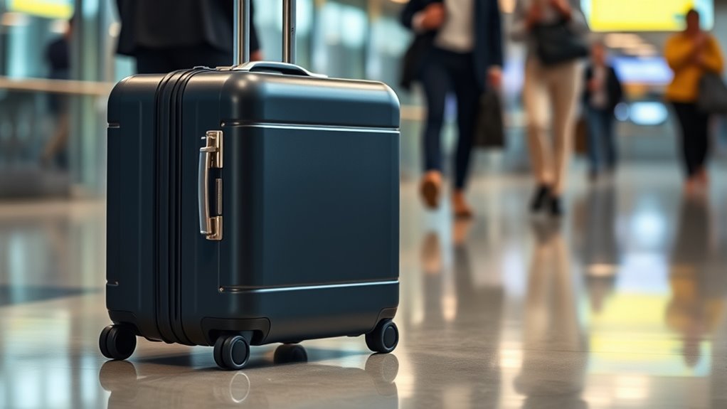 smart durable tech enabled luggage