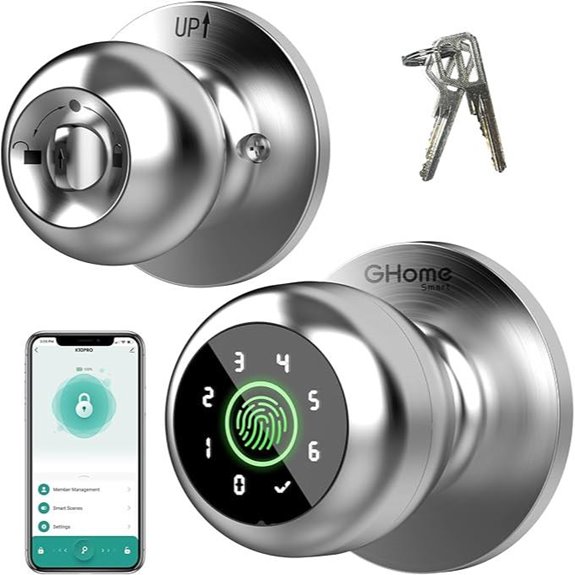 GHome Smart Fingerprint Door Lock with Keypad