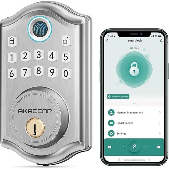 DS10 Pro Keyless Entry Door Lock with APP Control