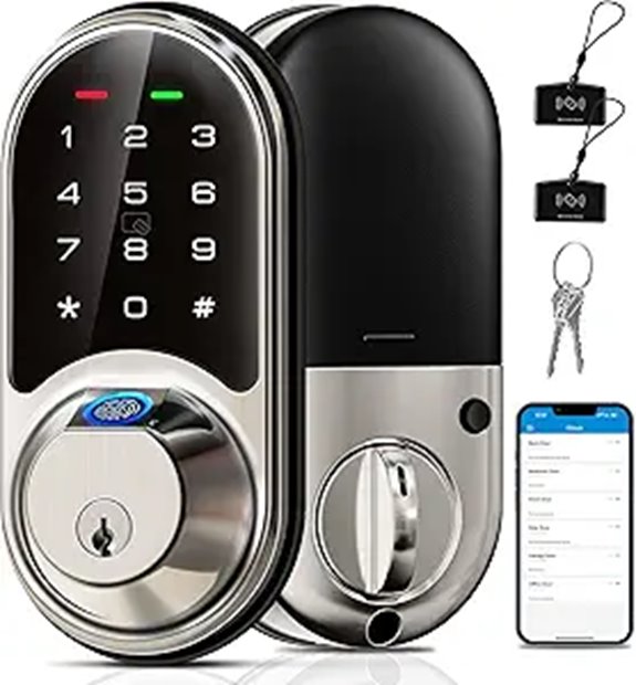 Veise RZ07 Smart Lock with Fingerprint & App Control