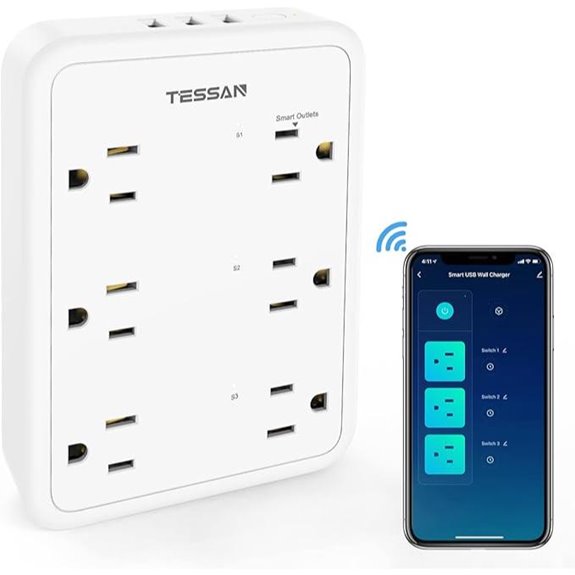 TESSAN WiFi Smart Power Strip with 6 Outlets