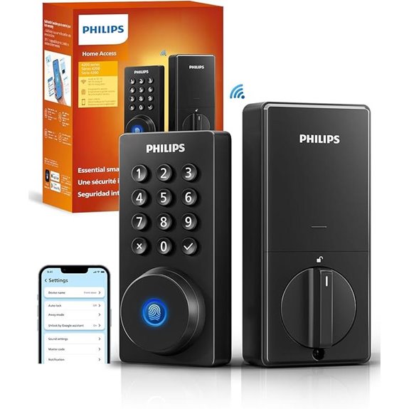 Philips Wi-Fi Smart Door Lock with App & Auto Lock