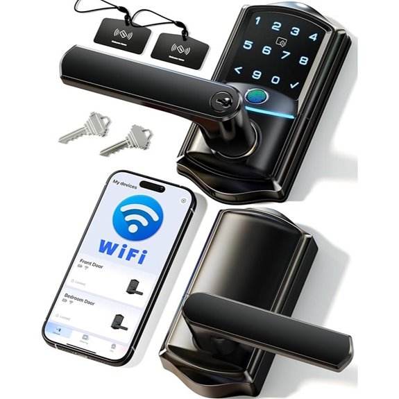 Veise VE029 WiFi Smart Lever Lock with App Control