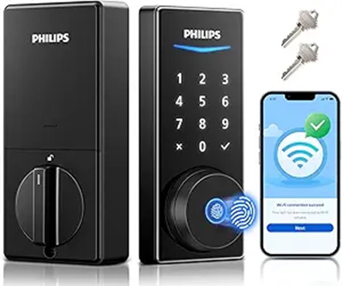 Philips WiFi Smart Lock with App and Touchscreen