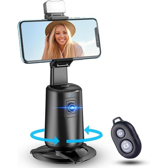 Auto Face Tracking Tripod with Remote and Gesture