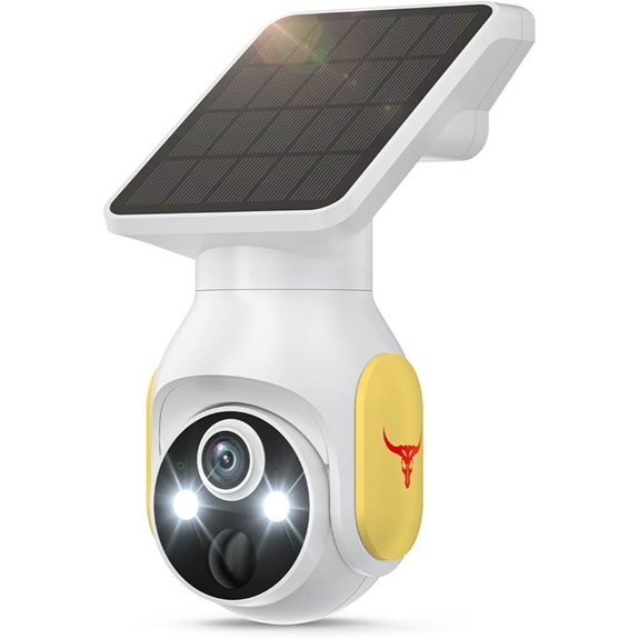 Wireless Solar Security Camera with 4G and AI Detection