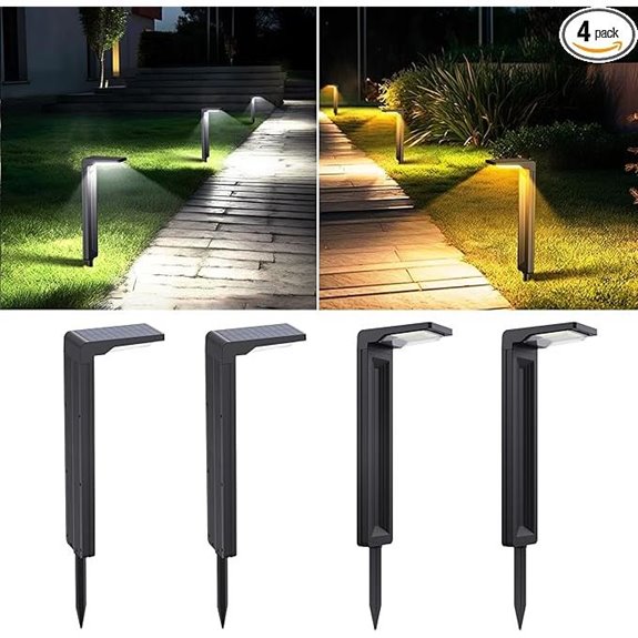 Sunvivo Solar Pathway Lights 4-Pack Waterproof Outdoor
