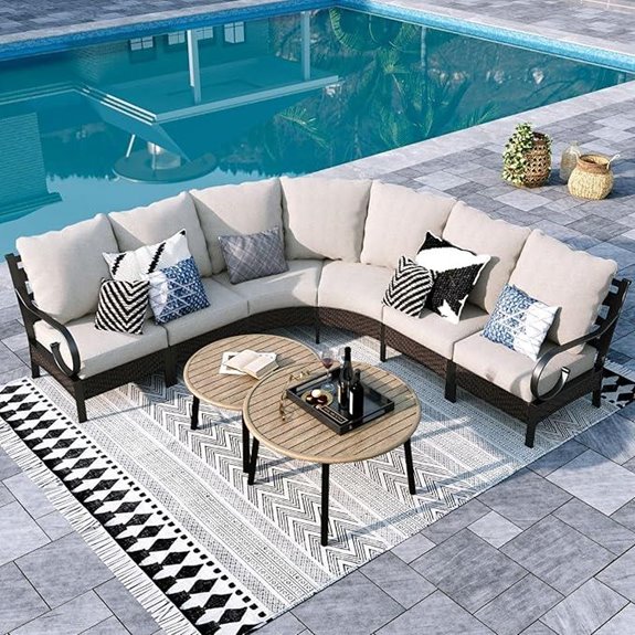 Sophia & William Patio Furniture Set for 6