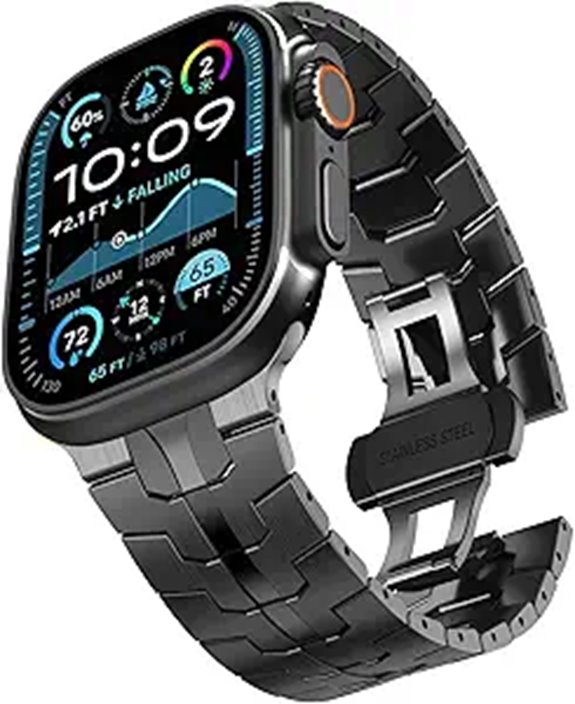 stainless steel apple watch band