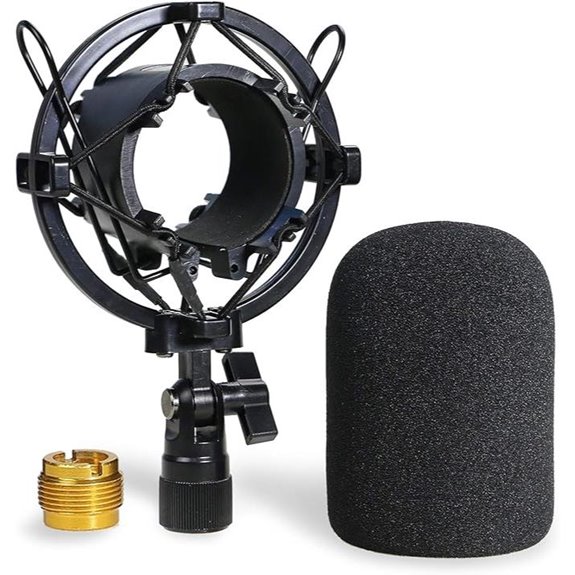 SUNMON AT2020 Shock Mount with Windscreen