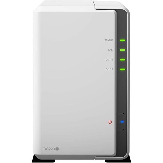 Synology DS220j NAS Server with 8TB Storage