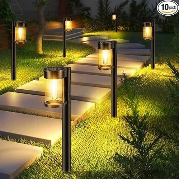Mancra Solar Pathway Lights (10 Pack)