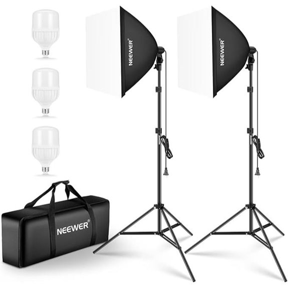 NEEWER 700W LED Softbox Lighting Kit (3-Pack)