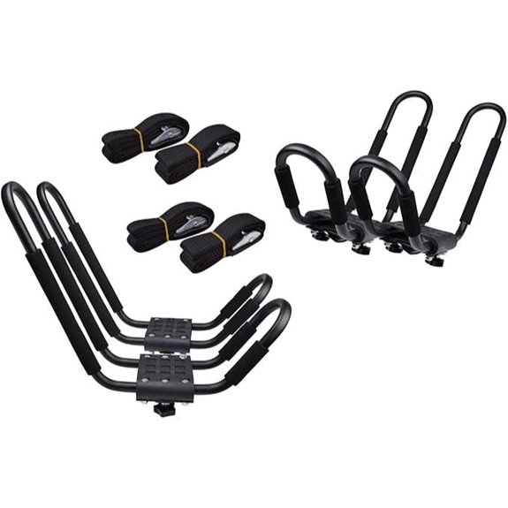 TMS Kayak Roof Racks for 2 Kayaks