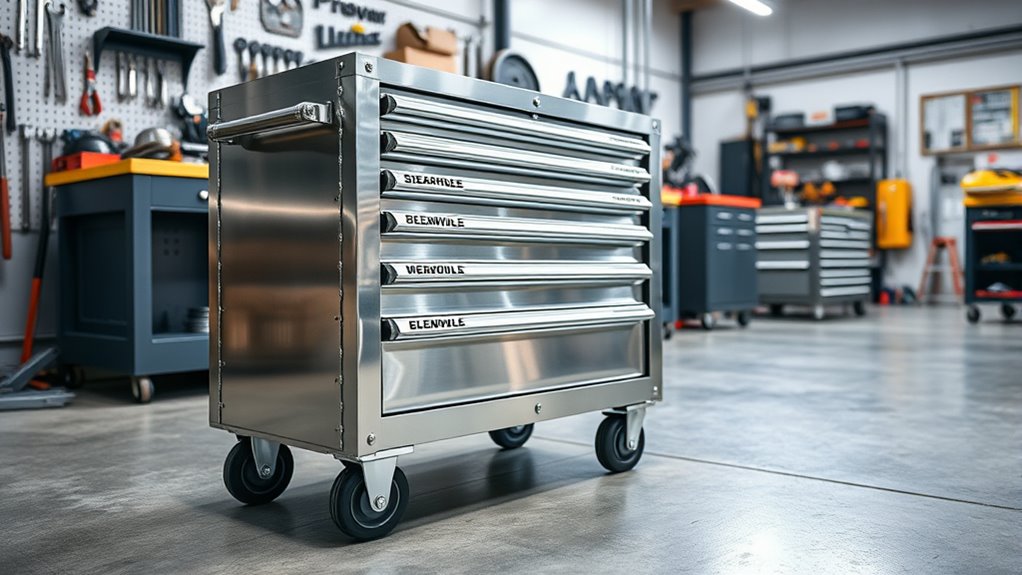 tool chest size durability security