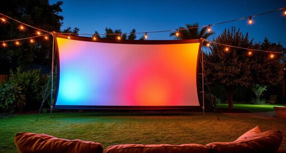 top 15 outdoor projector screens