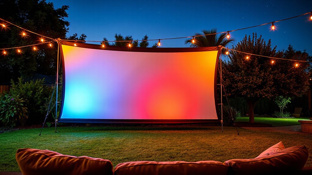 top 15 outdoor projector screens