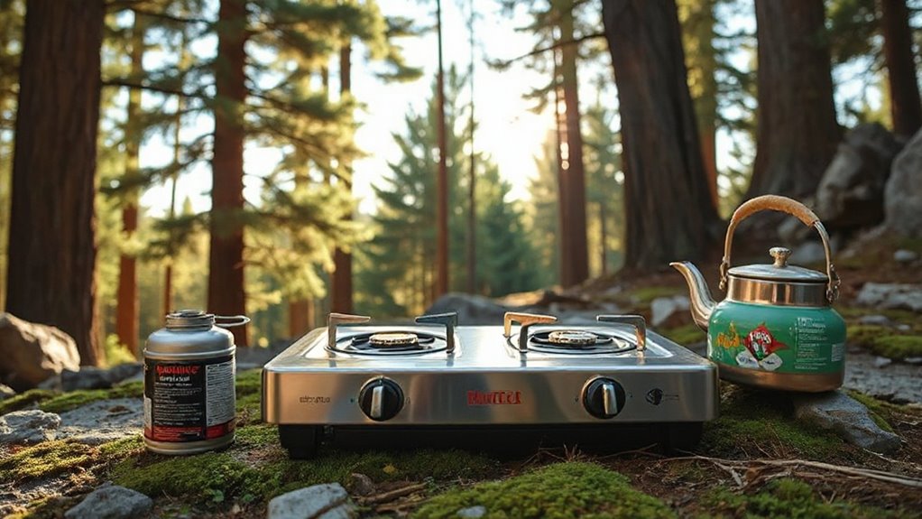 top dual burner camping stoves