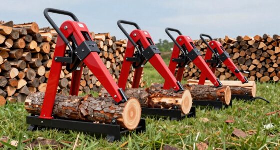 top electric log splitters