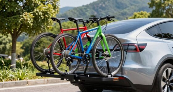 top hitch bike racks