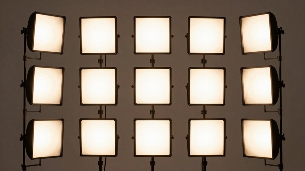 top led studio light panels